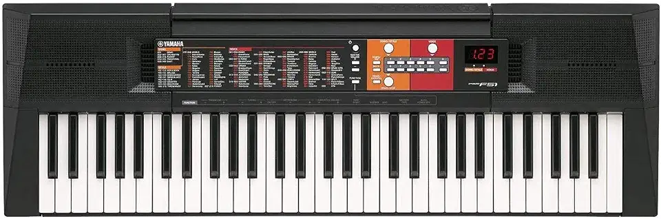 Teclado Arranjador, Yamaha, PSR-F51, Preto