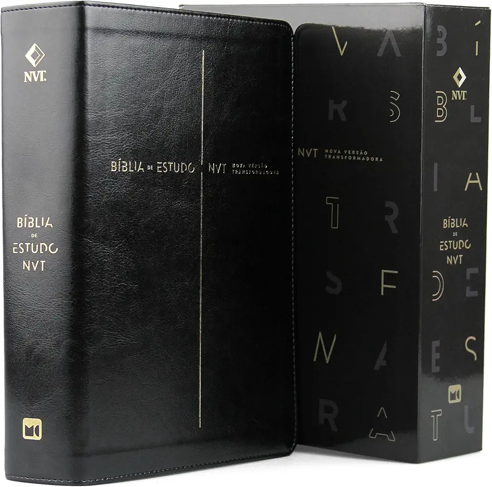 Bíblia de Estudo NVT (Nova Versão Transformadora): Capa Preta