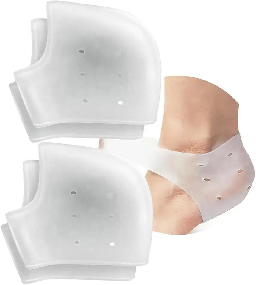 Protetor de Calcanhar de Gel de Silicone – Conforto Invisível para Sapatos que Machucam, Reutilizável e Anti-bolha