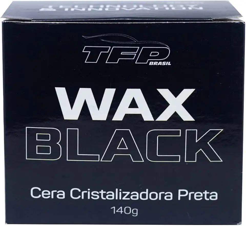 Cera Automotiva Cristalizadora Wax Black 140g - TFP