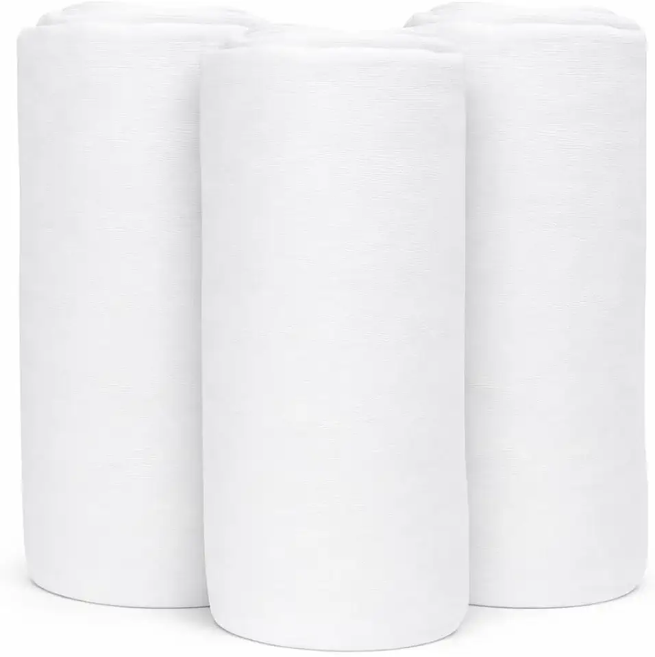 Kit 3 Lençol de Berço com Elástico Tecido Soft 100% Algodão Para Colchão Padrão Americano 70x130x12cm Conforto Praticidade Ajuste Seguro