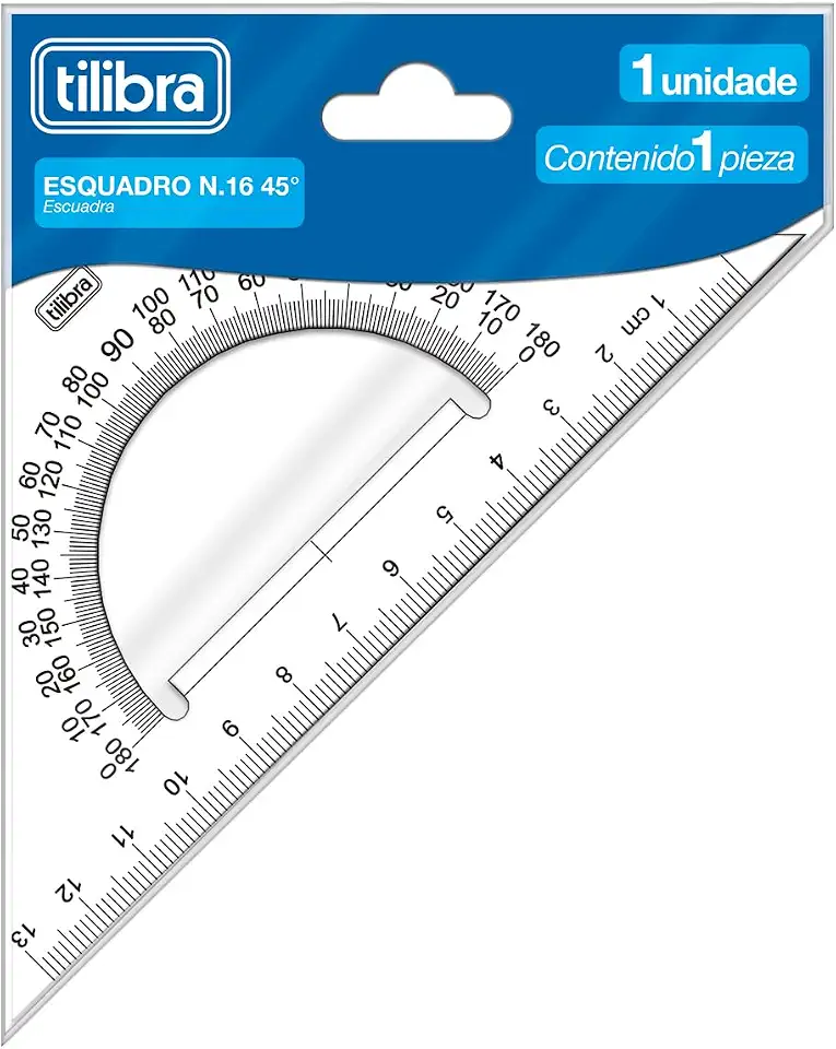 ESQUADRO ACRILICO 45 TILIBRA 246069