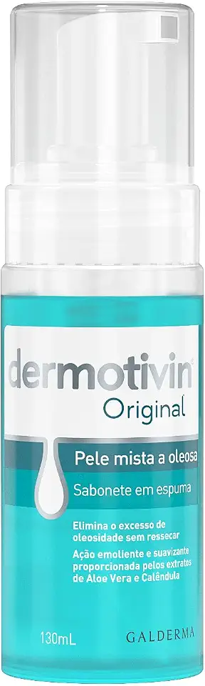 Dermotivin Espuma De Limpeza Facial Original 130ml