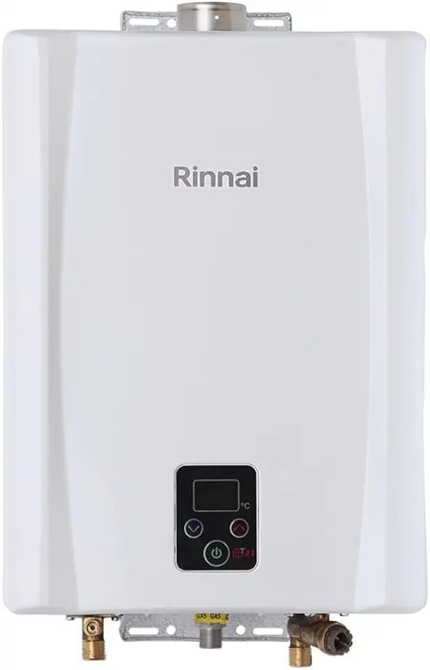 Rinnai E21-21 litros GN (Gás Natural) Branco - Aquecedor de Água a Gás Digital REU-E211 FEH