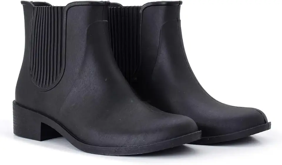 Galocha Feminina Fashion PVC Para Proteger e Elevar Seu Look no Inverno