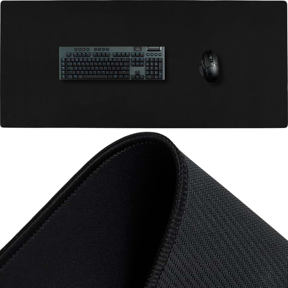 Mouse Pad Gamer Extra Grande Preto 90x40 Ultra Performance Qualidade Premium HighSpeed