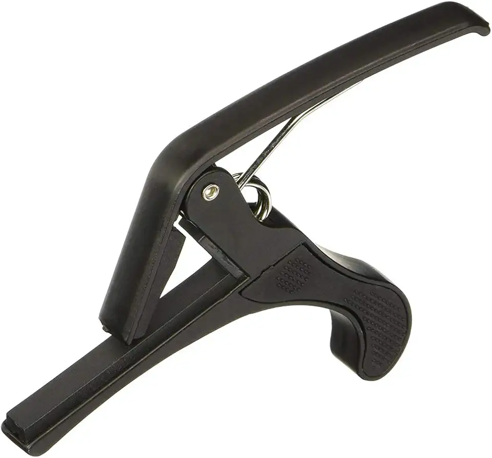 Capotraste Preta com Haste Longa para Violão e Guitarra - DOLPHIN 10231