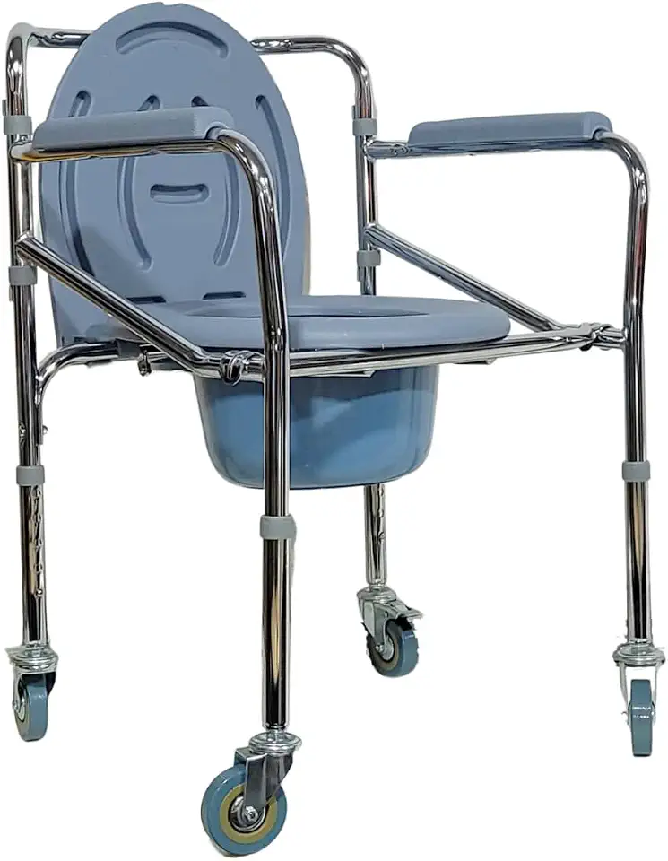 Cadeira de Banho Dobrável - Supermedy Alumínio - 8kg - 46x83x46cm