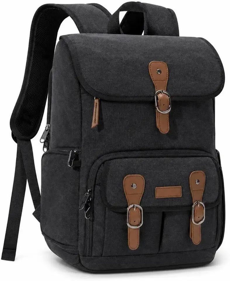 predolo Estrutura Retangular Mochila Fotográfica Compacta Acessório Fotografia Zíper Lateral para Fotógrafos