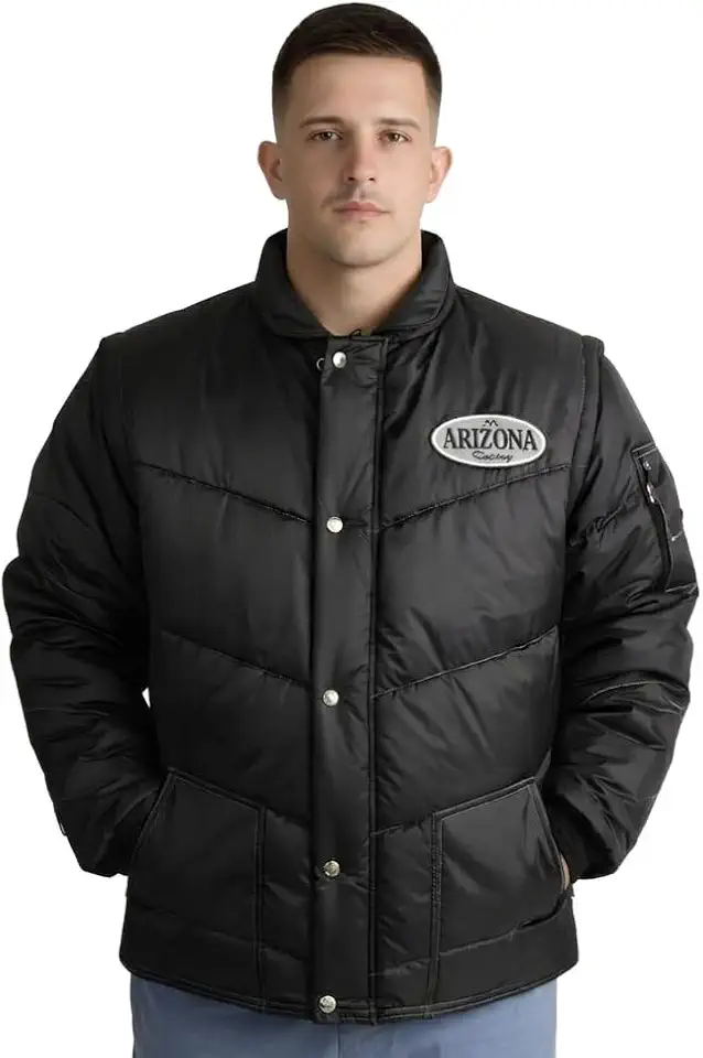 Jaqueta Masculina Moto Refletiva Preta Vira Colete Estilo Outono-Inverno
