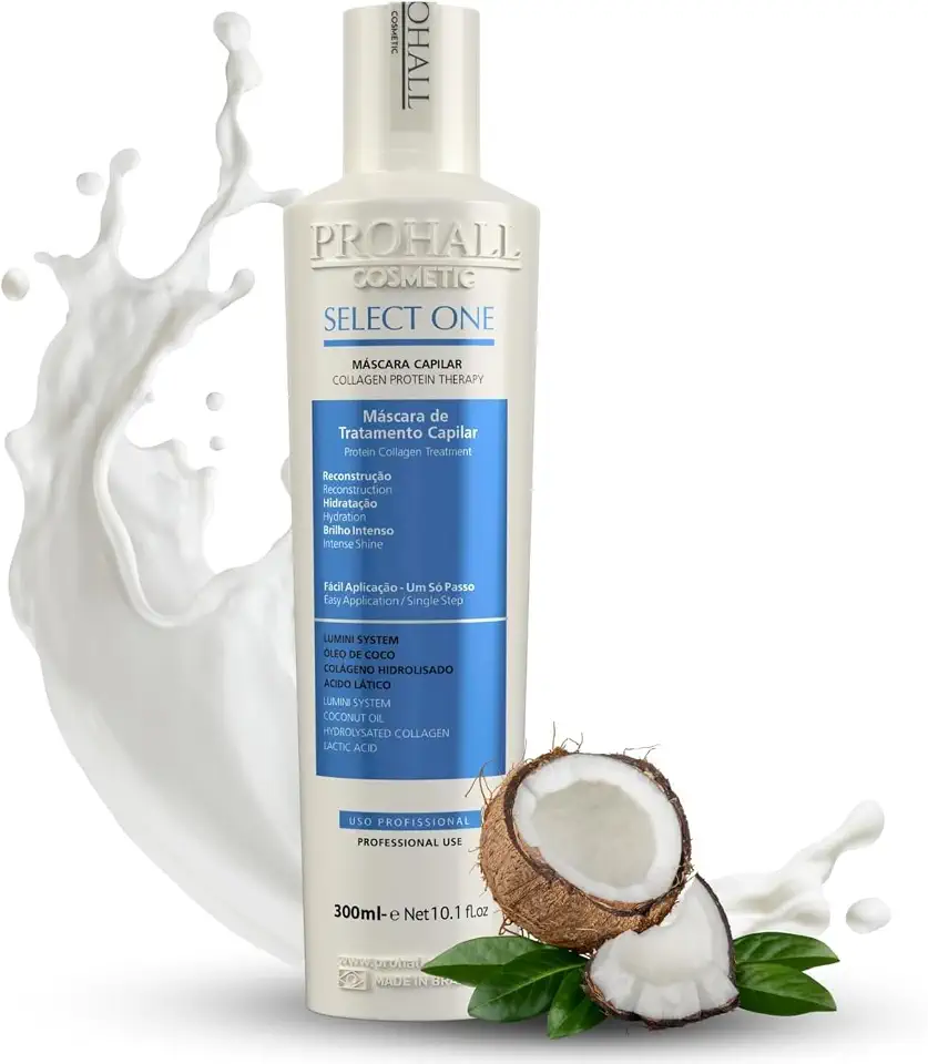 Escova Progressiva Sem Formol - Alisamento Capilar Profissional, Efeito Liso Duradouro, Brilho e Maciez, 300ml