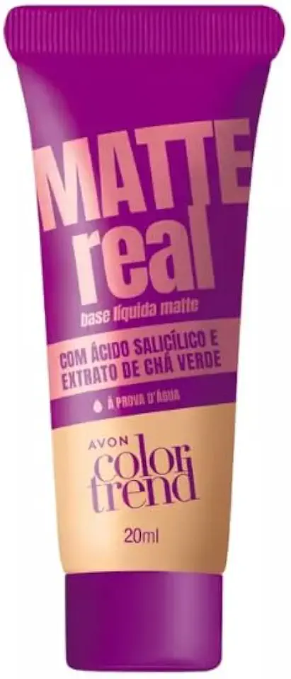 Base Líquida Matte Real Color Trend 130F - A Prova D'água - Avon