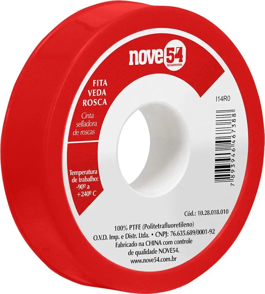 Nove54, Fita Veda-Rosca 18 Mm X 10 M.