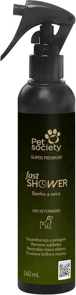 Pet Society Banho até Seco Super Premium 240ml P.S Care para Cães