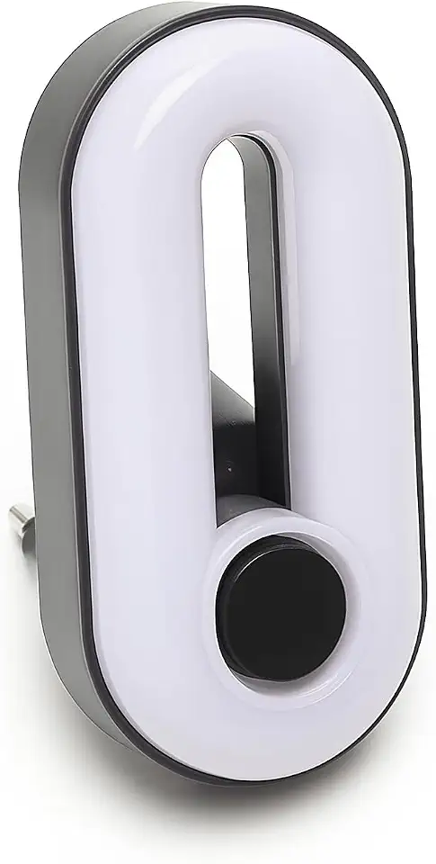 Luminárias de Tomada Noturna Bivolt – Luz Suave para Quarto Infantil e Ambientes Aconchegantes (Preto)