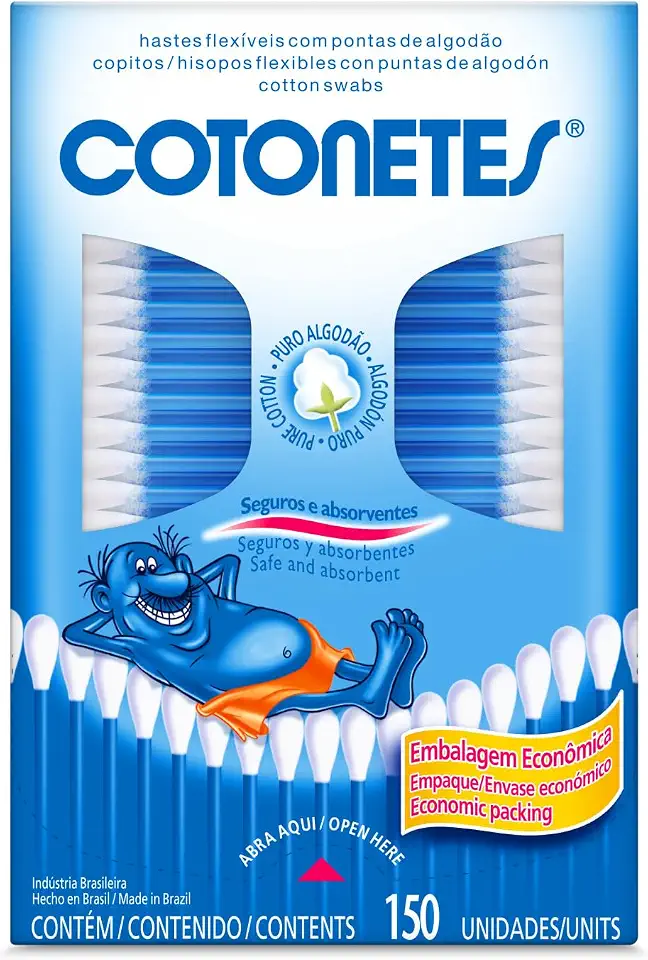 Cotonetes Hastes Flexíveis 150un