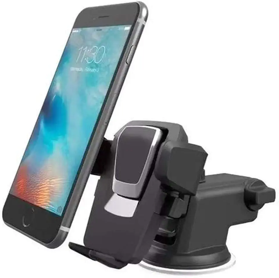 Suporte de celular automotivo veicular Knup Gruda no painel e vidro para gps waze uber
