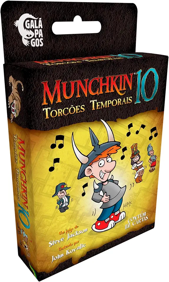 Asmodee, Munchkin 10: Torções Temporais (Expansão), Jogos de Cartas para Amigos, 3 a 6 jogadores, 30-60 minutos por partida