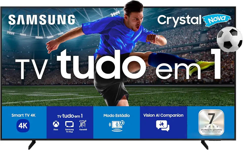Samsung Smart TV 75" Crystal UHD 4K U8100F 2025