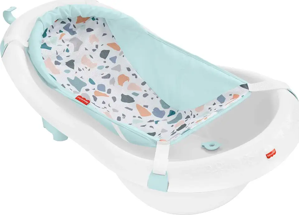 Fisher Price Banheira Deluxe 4 em 1, Banho para bebê, Estágio de desenvolvimento