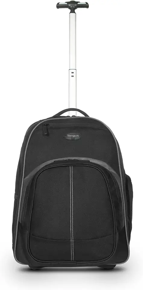Targus 16 Inch Compact Rolling Backpack - Rolling Travel Laptop Case - Travel Briefcase and Small Rolling Bag