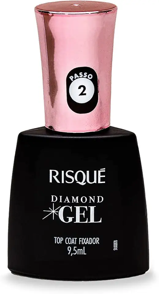Risqué Top Coat Fixador Diamond Gel Cremoso - 9, 5 ml