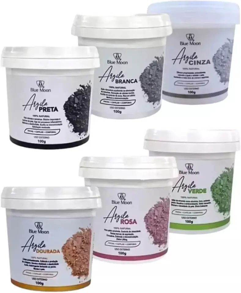 Argila Facial Corporal e capilar 100% natural (Rosa)