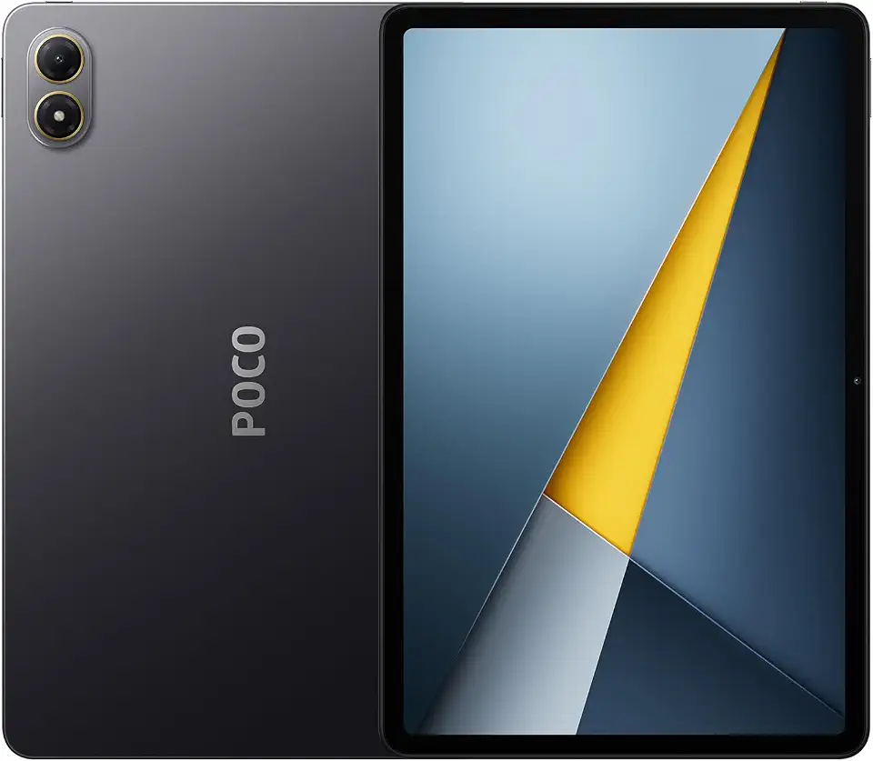 XIAOMI POCO Pad M1 Tablet, WiFi 8+256GB, tela de 12,1" e 120 Hz, bateria de grande capacidade de 12000 mAh, plataforma móvel Snapdragon 7s Gen 4, Cinza