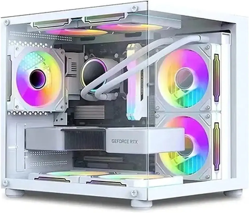 PC Gamer ARVEX Aquario Branco AMD Ryzen 5 5500, Geforce RTX 3050, Memória 16GB DDR4, SSD 480GB