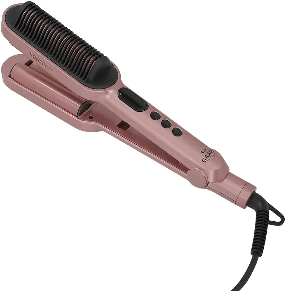 GA.MA ITALY Prancha de Cabelo Keration Waver & Brush Digital Bivolt