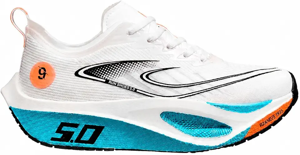 Tênis de Corrida Unissex Run Shoes 5.0 | Super Shoe com Placa de Propulsão | Entressola Responsiva | Cabedal Mesh Respirável | Maratona e Treino | Numeração 36 ao 43