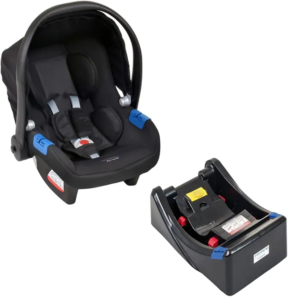 Conjunto Bebê Conforto Touring X e Base - Preto - Burigotto