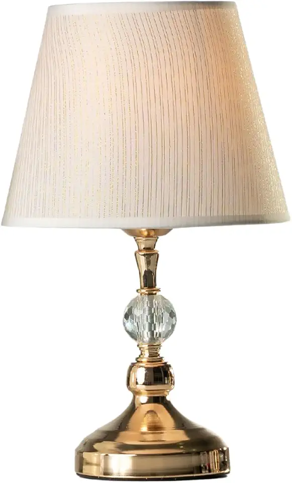 Abajur De Mesa Luxuoso Abajur de Tomada Quarto Sala Abajour Cúpula Cabeceira