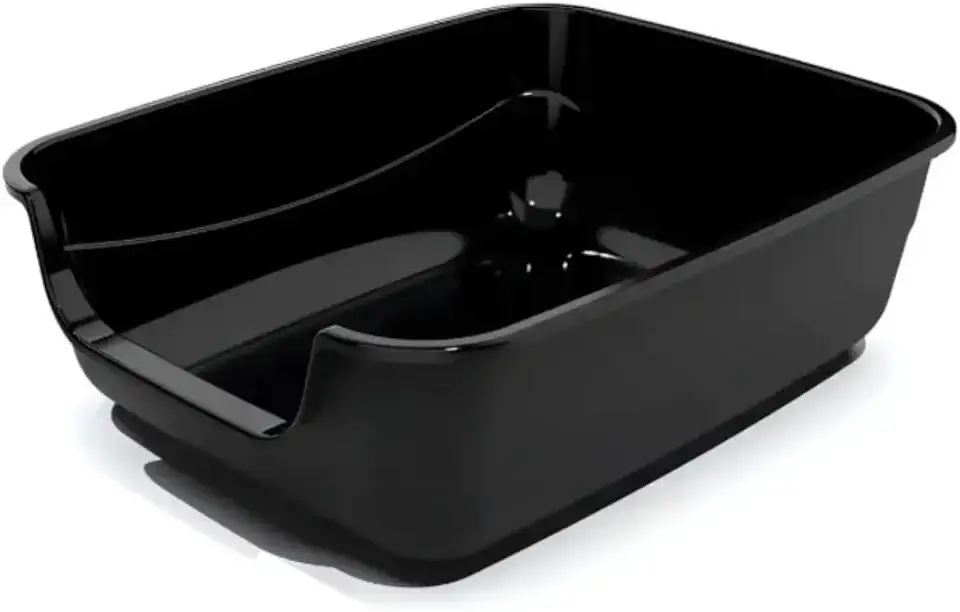 Caixa De Preia Para Gatos Caixona Extra Grande 62x50 Bandeja Sanitário Higiênico Banheiro Desmontável Facil Limpeza Confortável