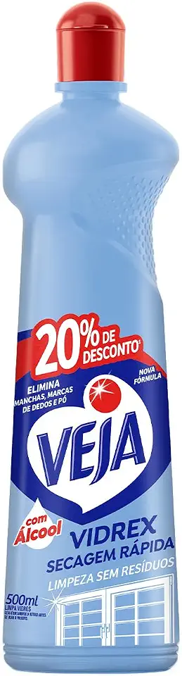 Veja Vidrex Tradicional Limpa Vidros 500ml Oferta