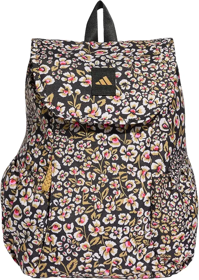 Mochila Adidas Feminina Farm Rio Estampada 18 Litros Preta