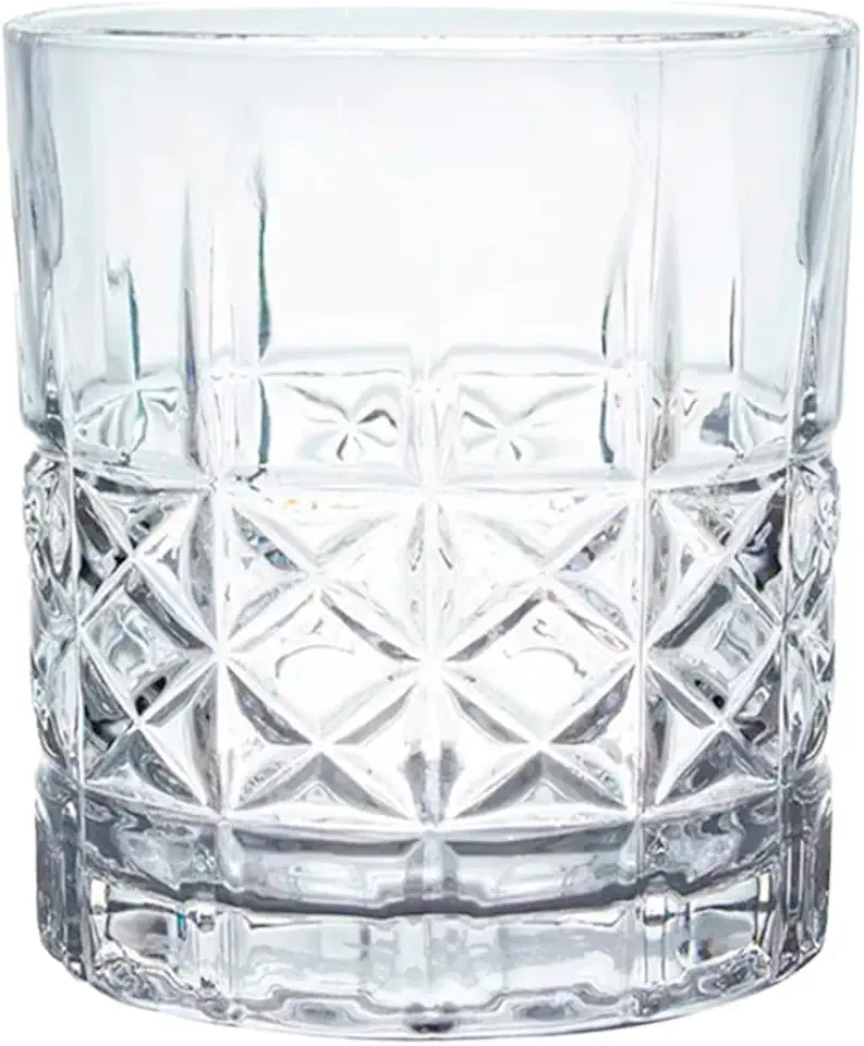 Tuut Copo de Vidro para Whisky 345ml Transparente – Alta Resistência e Design Elegante