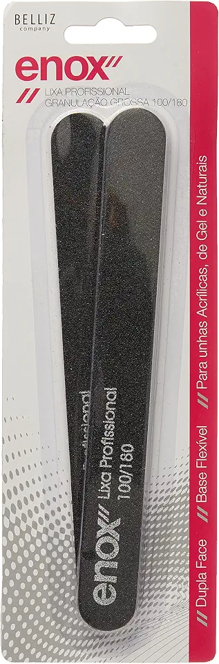 Enox Lixa Profissional Granulação Grossa 100/180 Clássica com 2 Unids