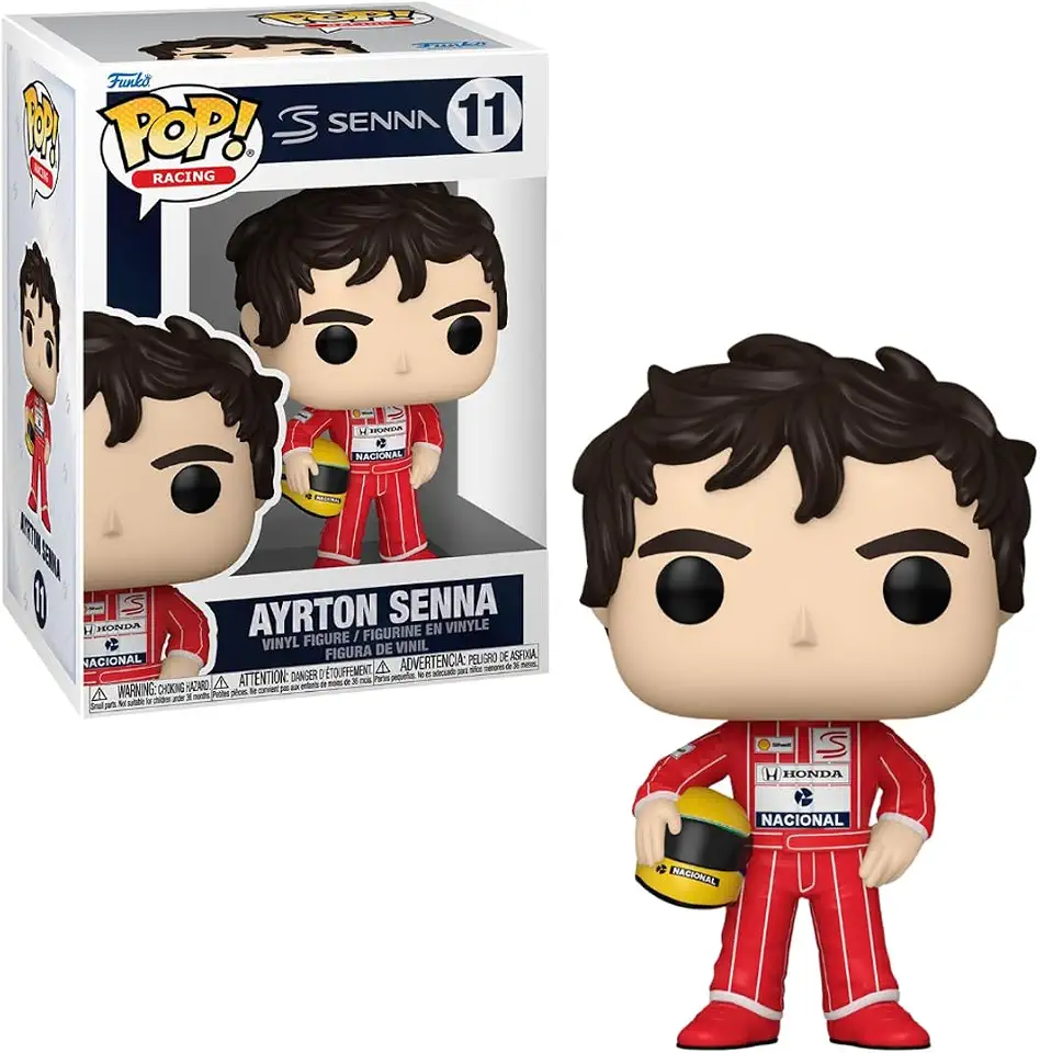 Candide, Boneco, Funko POP! Ayrton Senna, Racing McLaren - 10 cm