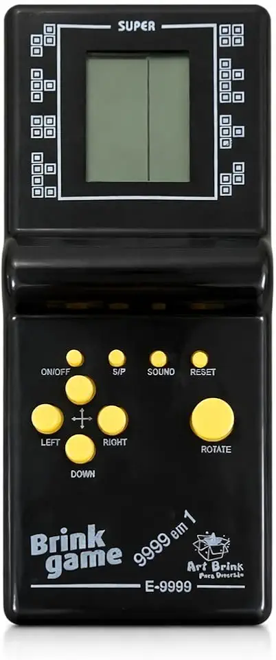 Game Portátil Retrô Brink Game com 999 Jogos Clássicos Tela LCD Controles Simples e Intuitivos MIEVE