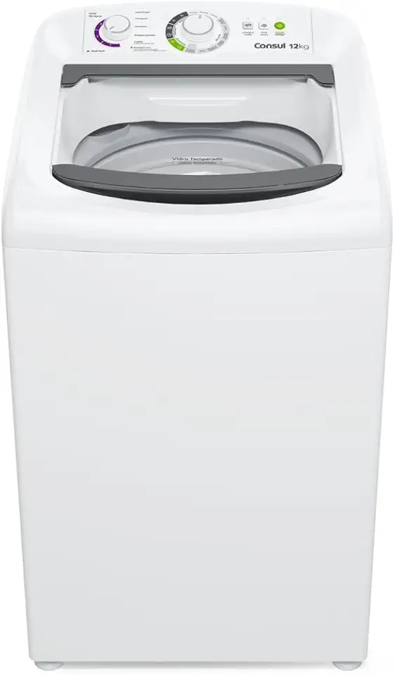 Máquina de Lavar Consul 12 kg Branca com Dosagem Econômica e Ciclo Edredom - CWH12BB 110V