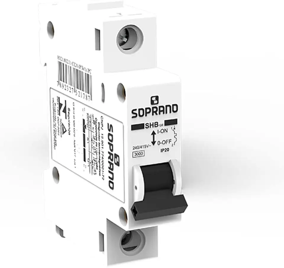 Disjuntor Unipolar Din Curva C 20a Soprano