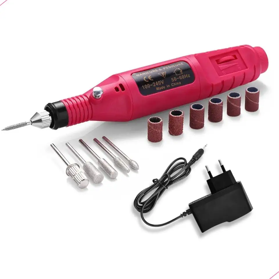 Lixadeira Unha Lixa Elétrica Profissional Bloco Motor Bivolt