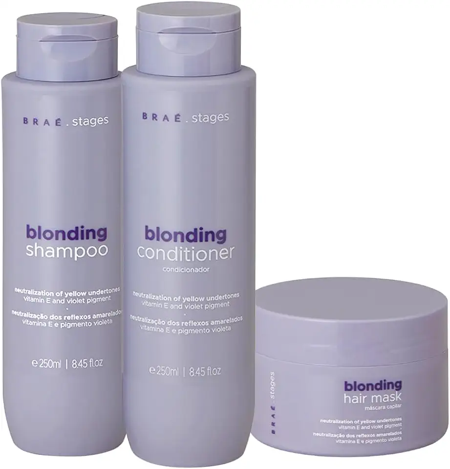 Kit Braé Stages Blonding Home Care (3 produtos)