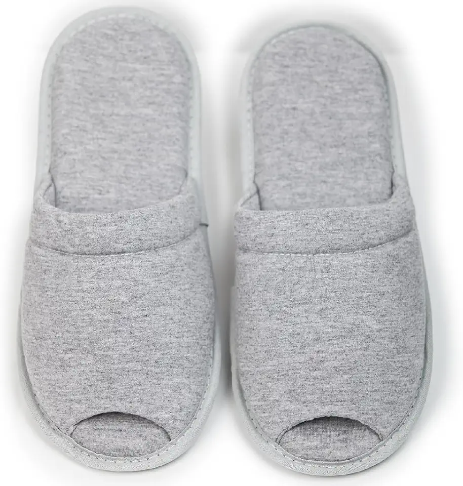Chinelo Pantufa Feminina Aberta Em Malha Cotton Day