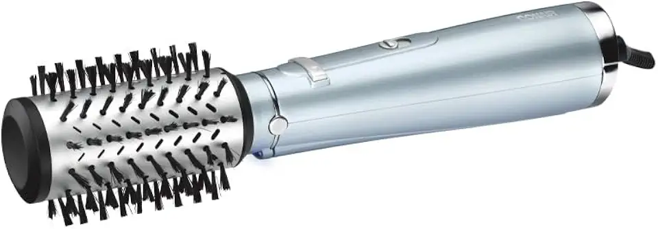 Escova Rotativa Secadora Modeladora Alisadora Conair 550W Hot Air Hydro-Fusion Azul Claro 127V