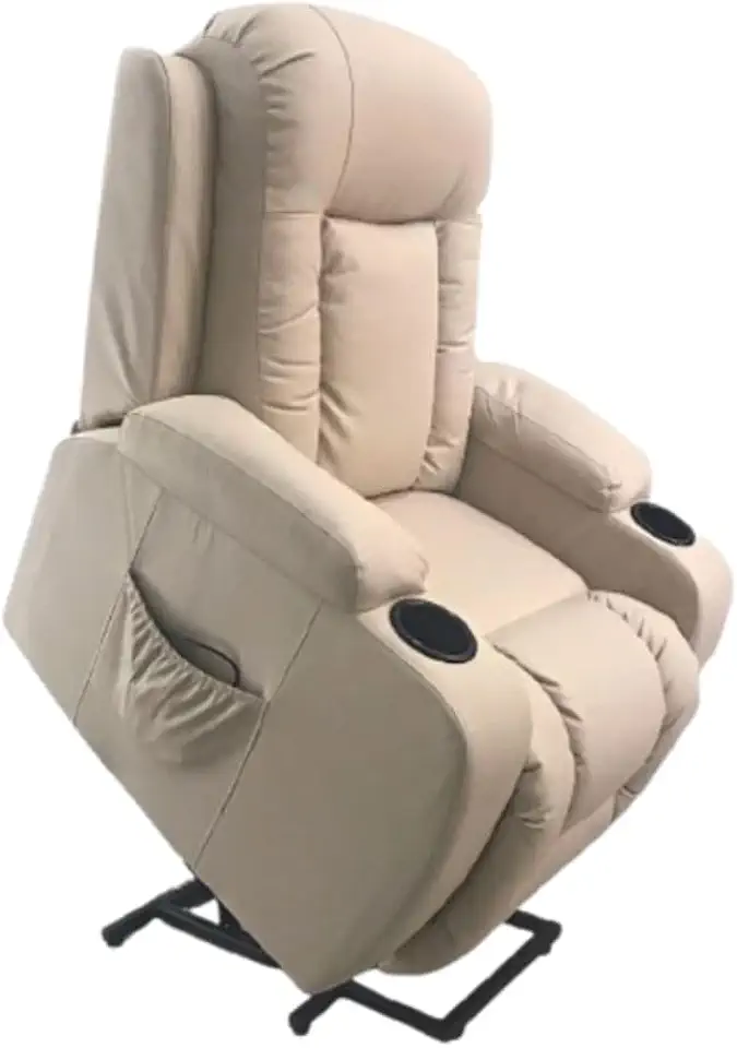 Poltrona Reclinavel Com Aquecimento Massagem Elevacao Idoso