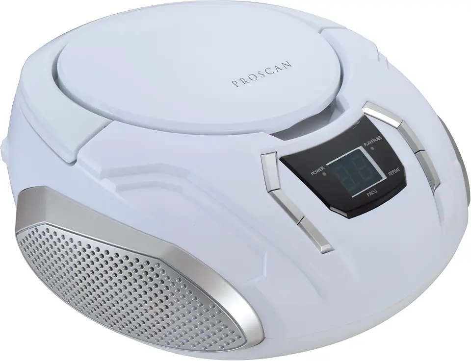 Sylvania Boombox portátil de CD com rádio AM/FM