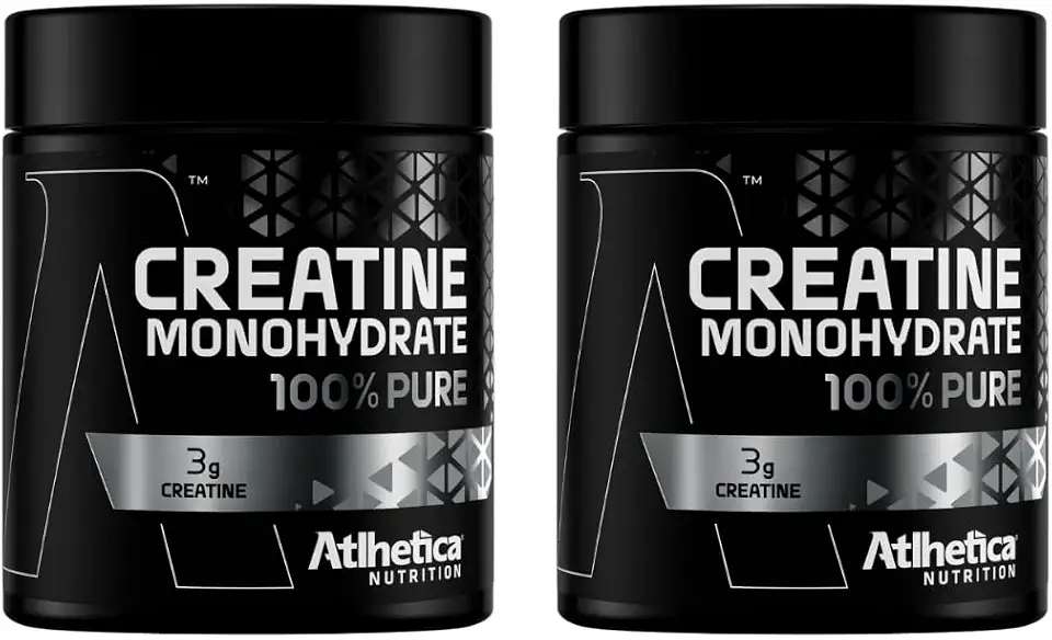 Creatina Atletica 100% Pura 300g - Kit 2