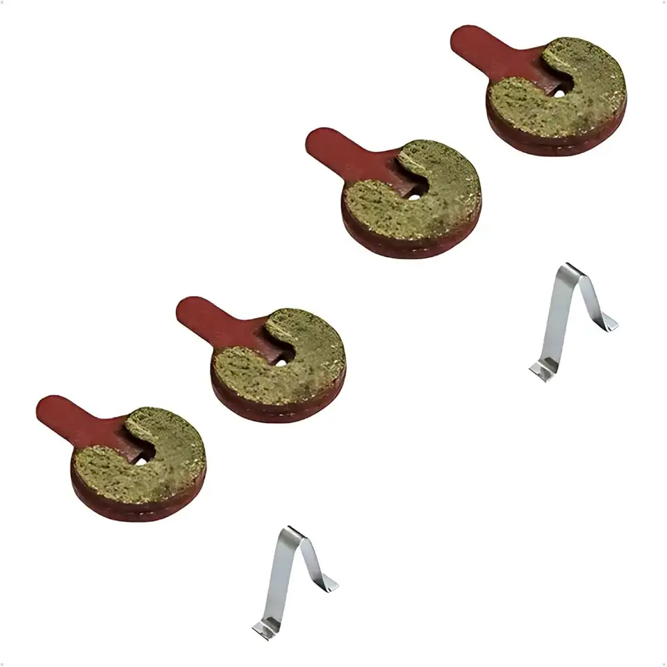 2 Pares De Pastilhas Freio a Disco Bicicleta Redonda Bike